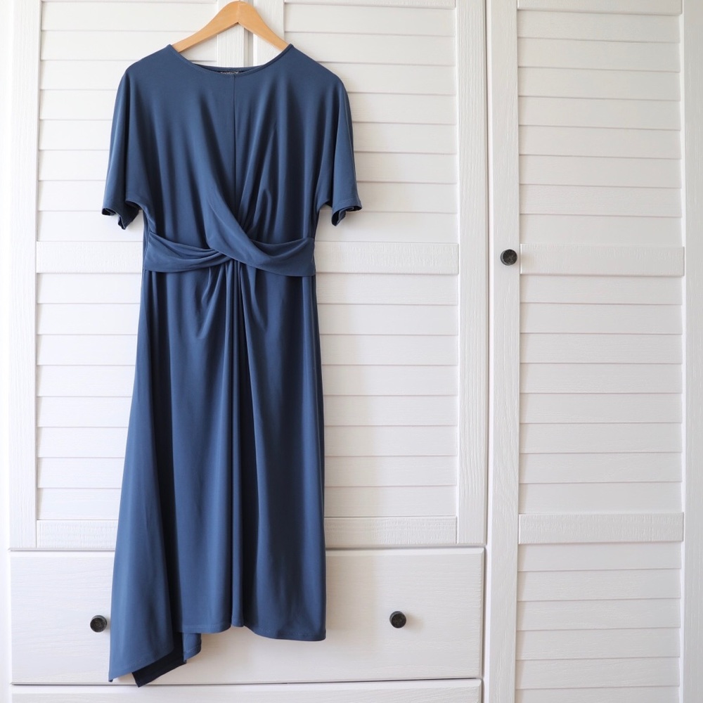 topshop • navy dress